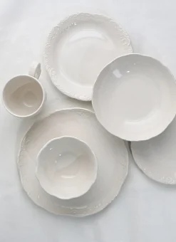 Bouchara Assiette^ASSIETTE À DESSERT EN GRÈS ORNEMENTÉ