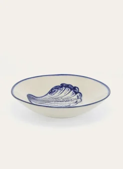 Bouchara Assiette^ASSIETTE CREUSE EN GRÈS - MOTIF MOULE