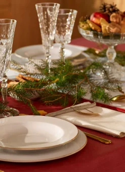 Bouchara Assiette^ASSIETTE CREUSE EN PORCELAINE AVEC LISERÉ DORÉ