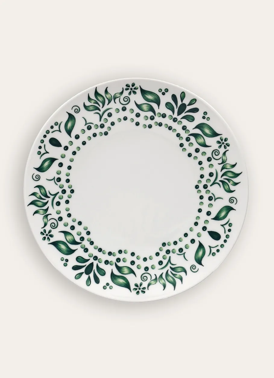 Bouchara Assiette^ASSIETTE PLATE COLORÉE EN PORCELAINE