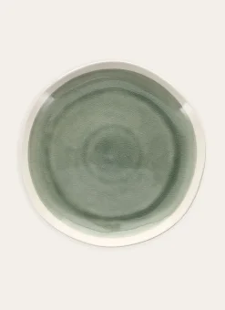 Bouchara Assiette^ASSIETTE PLATE EN GRÈS RÉACTIF