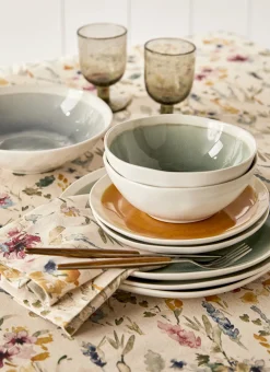 Bouchara Assiette^ASSIETTE PLATE EN GRÈS RÉACTIF