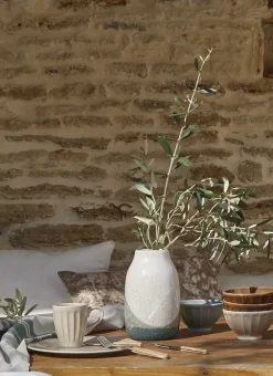 Bouchara Assiette^ASSIETTE PLATE UNIE EN FAÏENCE