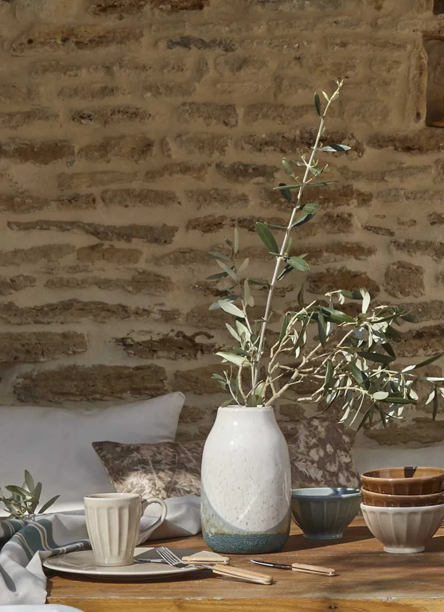 Bouchara Tasse, Bol^BOL CÔTELÉ EN FAÏENCE