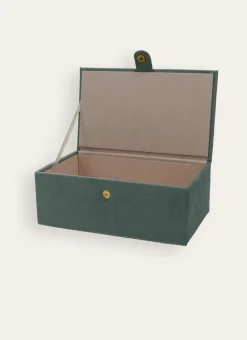 Bouchara Boîte De Rangement^BOÎTE DE RANGEMENT EN VELOURS - GRANDE VERT D'EAU