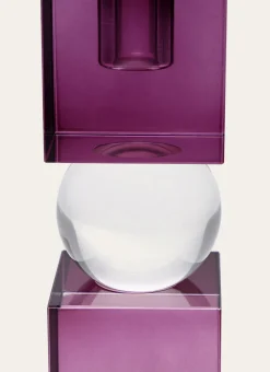 Bouchara Bougeoir, Lanterne^BOUGEOIR EN CRISTAL