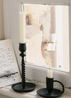 Bouchara Bougeoir, Lanterne|Décoration De Noël^BOUGEOIR EN MÉTAL TORSADÉ AVEC COUPELLE