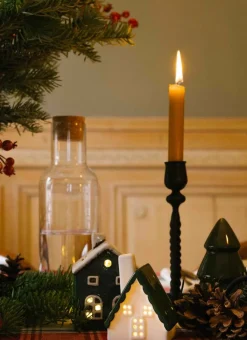 Bouchara Bougeoir, Lanterne|Décoration De Noël^BOUGEOIR EN MÉTAL TORSADÉ AVEC COUPELLE