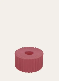 Bouchara Bougeoir, Lanterne^BOUGEOIR EN VERRE COLORÉ RÉVERSIBLE