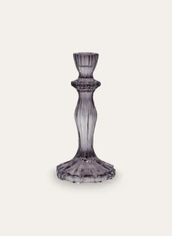 Bouchara Bougeoir, Lanterne^BOUGEOIR EN VERRE ESPRIT CHANDELIER