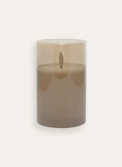 Bouchara Bougie^BOUGIE LED AVEC PHOTOPHORE EN VERRE