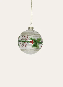 Bouchara Décoration De Noël^BOULE EN VERRE AVEC BAIES ET BRANCHES EN STRASS