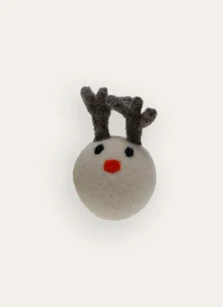 Bouchara Décoration De Noël^BOULE TÊTE DE RENNE EN LAINE NATURELLE