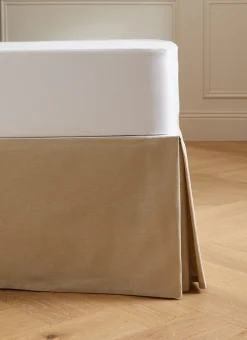 Bouchara Cache-Sommier^CACHE-SOMMIER PLI CREUX EN COTON