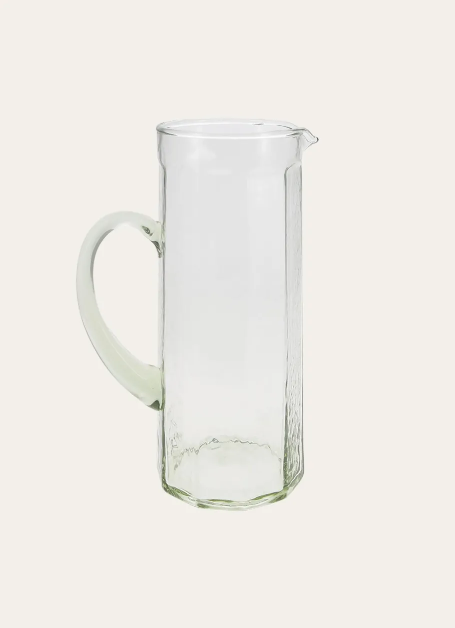 Bouchara Verre, Théière, Carafe^CARAFE EN VERRE EMBOSSÉ