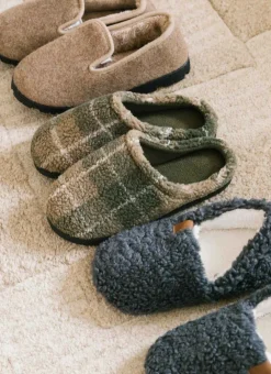 Bouchara Homewear, Accessoire^CHAUSSONS À CARREAUX THEOPHILE