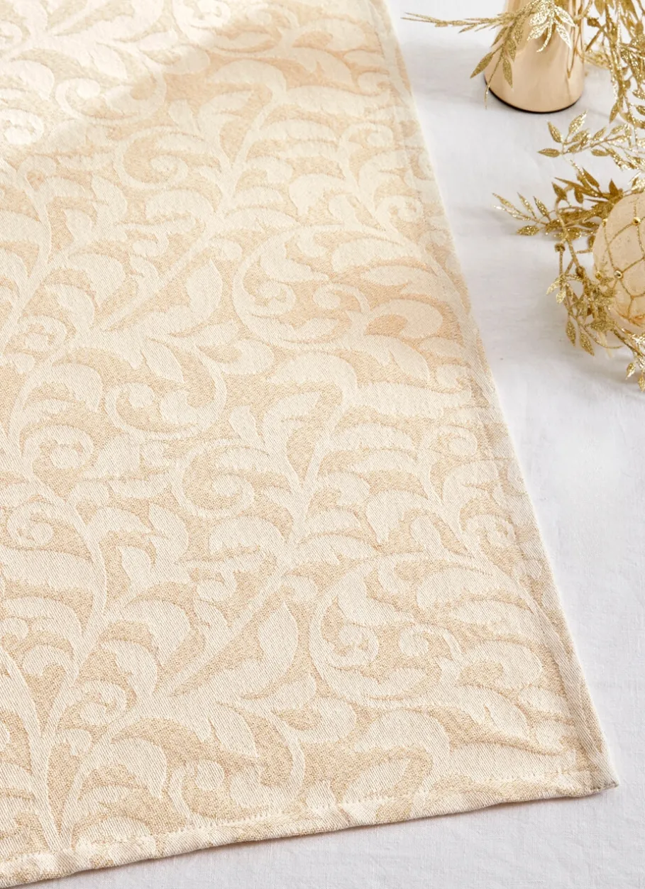 Bouchara Chemin De Table|Table De Noël^CHEMIN DE TABLE JACQUARD BRILLANT DORÉ