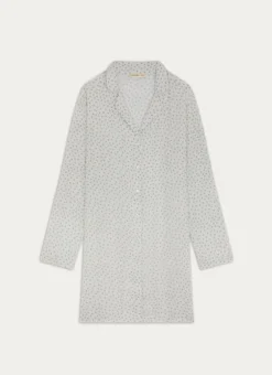 Bouchara Pyjama, Chemise De Nuit^CHEMISE DE NUIT IMPRIMÉE EN GAZE DE COTON FLOCO