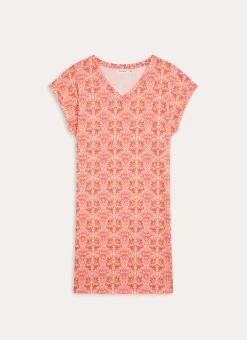 Bouchara Pyjama, Chemise De Nuit^CHEMISE DE NUIT MANCHES COURTES COL V IMPRIMÉ