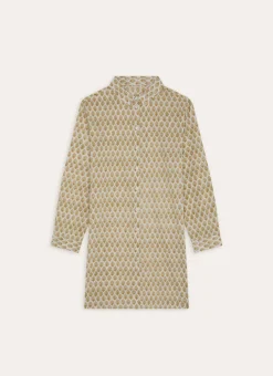 Bouchara Pyjama, Chemise De Nuit^CHEMISE DE NUIT MANCHES LONGUES EN VOILE DE COTON