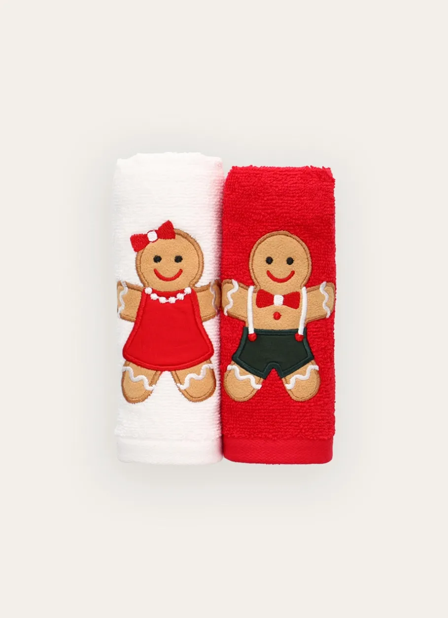 Bouchara Linge De Bain Fantaisie^COFFRET 2 SERVIETTES INVITÉ