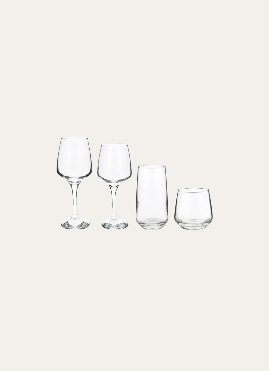 Bouchara Verre, Théière, Carafe^COFFRET DE 6 GOBELETS TRAPEZE EN VERRE