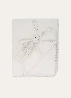 Enfant Bouchara Jouet, Doudou|Linge De Lit^COFFRET PELUCHE ET PLAID LAPIN