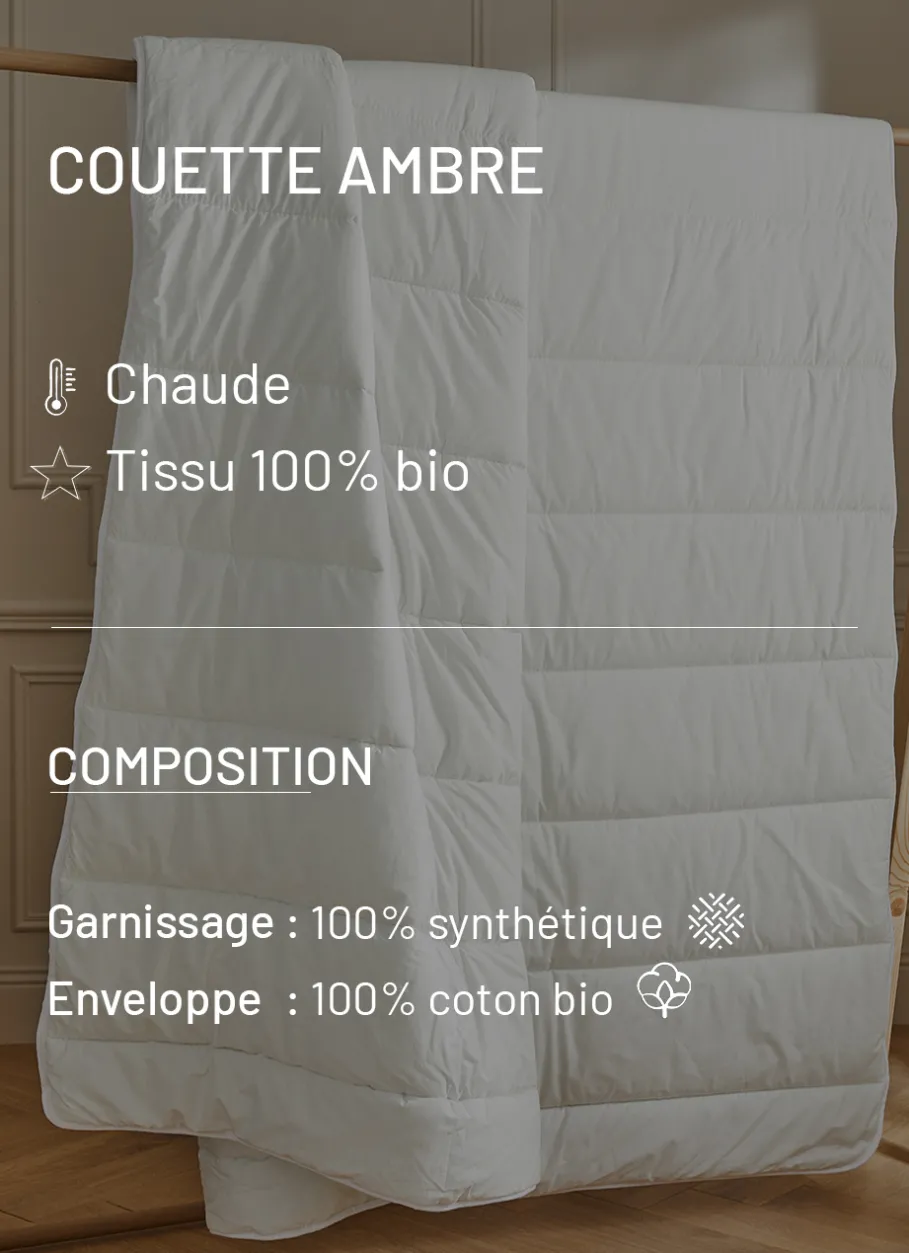 Bouchara Couette, Couverture^COUETTE CHAUDE EN COTON BIO - 400G