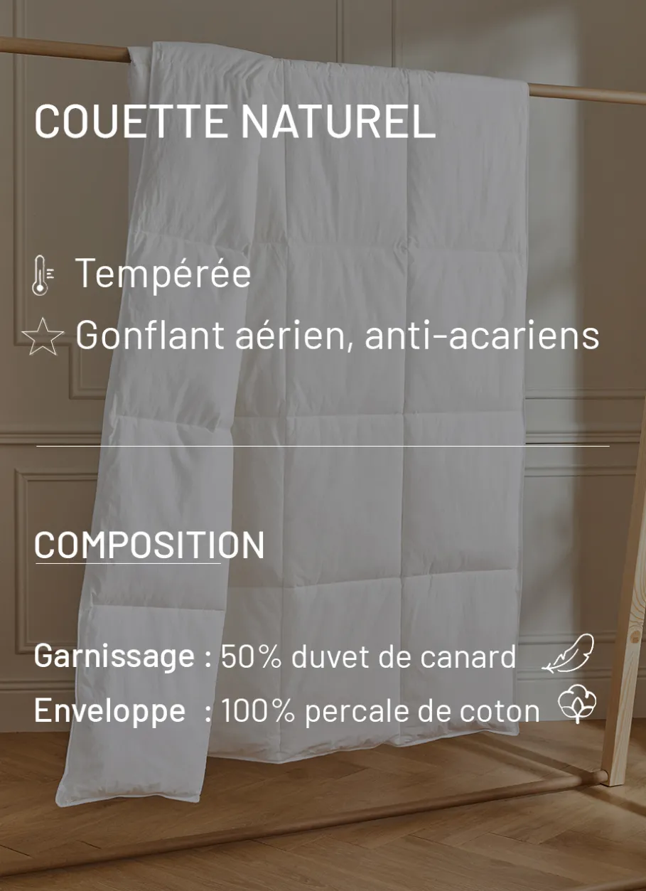 Bouchara Couette, Couverture^COUETTE NATUREL TEMPÉRÉE