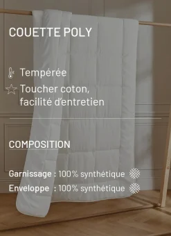 Bouchara Couette, Couverture^COUETTE TEMPERÉE EN POLYESTER