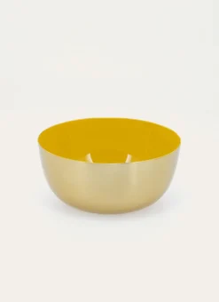 Bouchara Coupelle^COUPELLE EN MÉTAL DORÉ AVEC INTÉRIEUR LAQUÉ