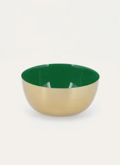 Bouchara Coupelle^COUPELLE EN MÉTAL DORÉ AVEC INTÉRIEUR LAQUÉ