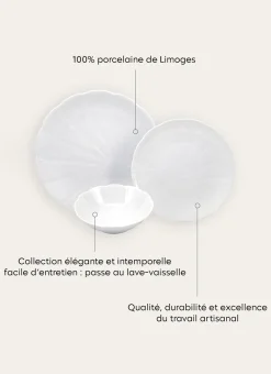 Bouchara Coupelle^COUPELLE EN PORCELAINE DE LIMOGES TAHITI