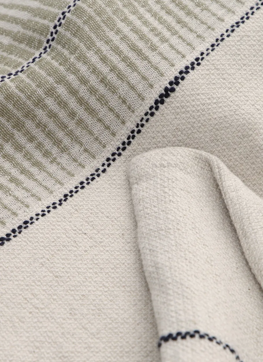 Bouchara Coussin, Coussin De Sol^COUSSIN AVEC RAYURE TISSÉE