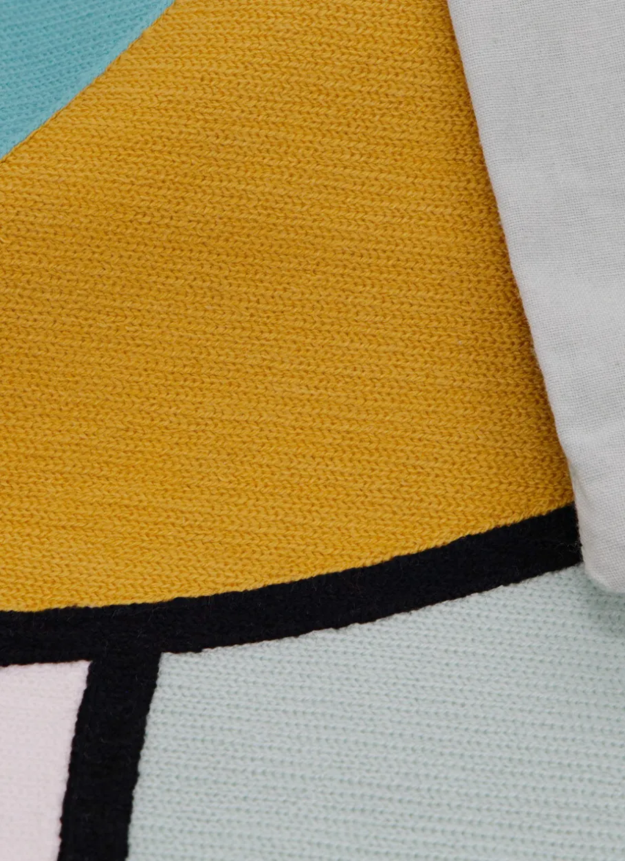 Bouchara Coussin, Coussin De Sol^COUSSIN BRODÉ ABSTRAIT