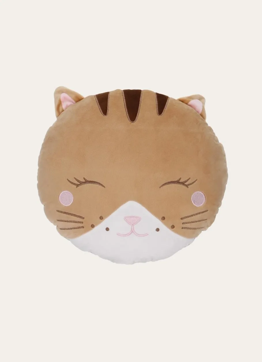 Enfant Bouchara Decoration, Rangement^COUSSIN EN FORME DE TÊTE DE CHAT