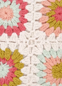 Enfant Bouchara Decoration, Rangement^COUSSIN EN TRICOT EN FORME DE FLEUR