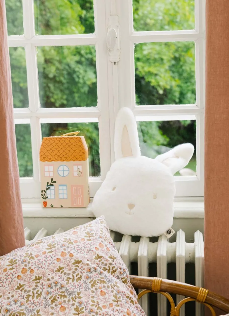 Enfant Bouchara Decoration, Rangement^COUSSIN FORME TÊTE DE LAPIN