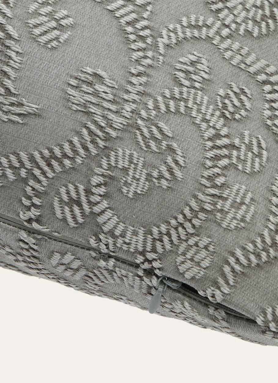 Bouchara Coussin, Coussin De Sol^COUSSIN JACQUARD EN RELIEF MOTIF FEUILLAGE