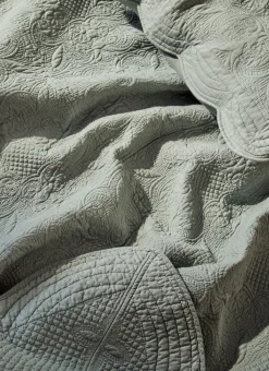 Bouchara Jete De Lit, Edredon^COUVRE-LIT UNI EN COTON FLORENCE