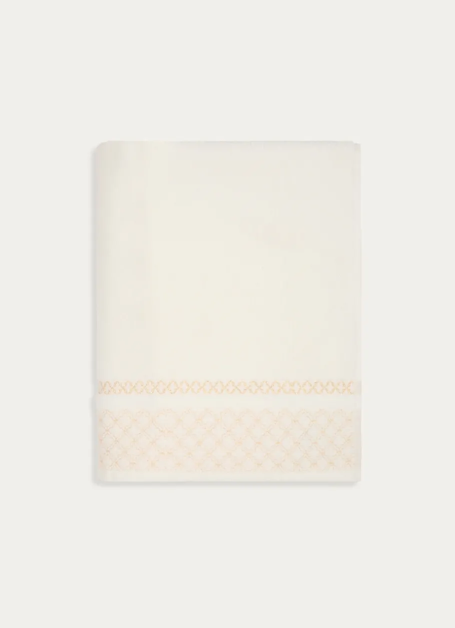 Bouchara Linge De Bain Uni^DRAP DE BAIN BORDURE JACQUARD SHEHERAZADE