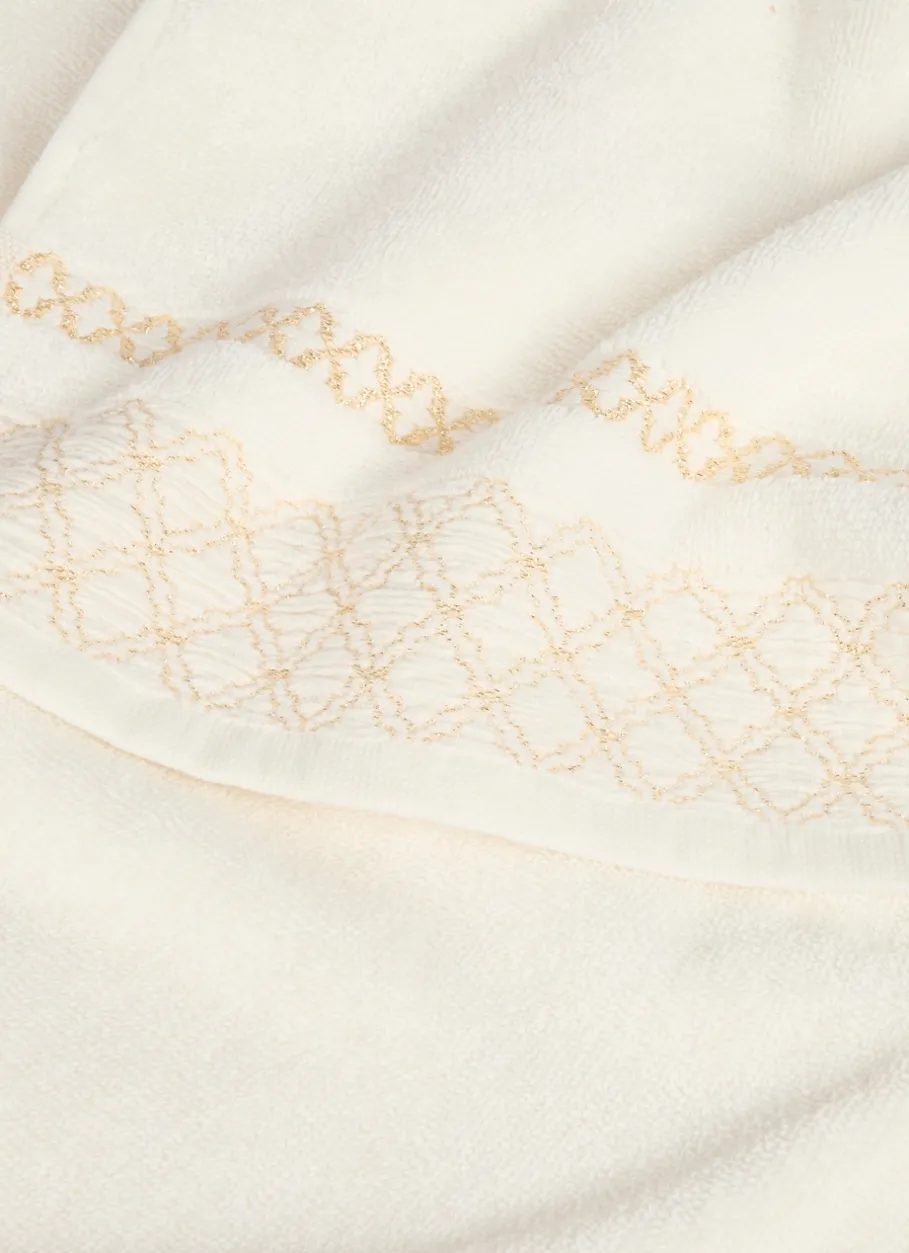 Bouchara Linge De Bain Uni^DRAP DE BAIN BORDURE JACQUARD SHEHERAZADE