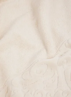 Bouchara Linge De Bain Uni^DRAP DE BAIN EN COTON LITEAU CISELÉ