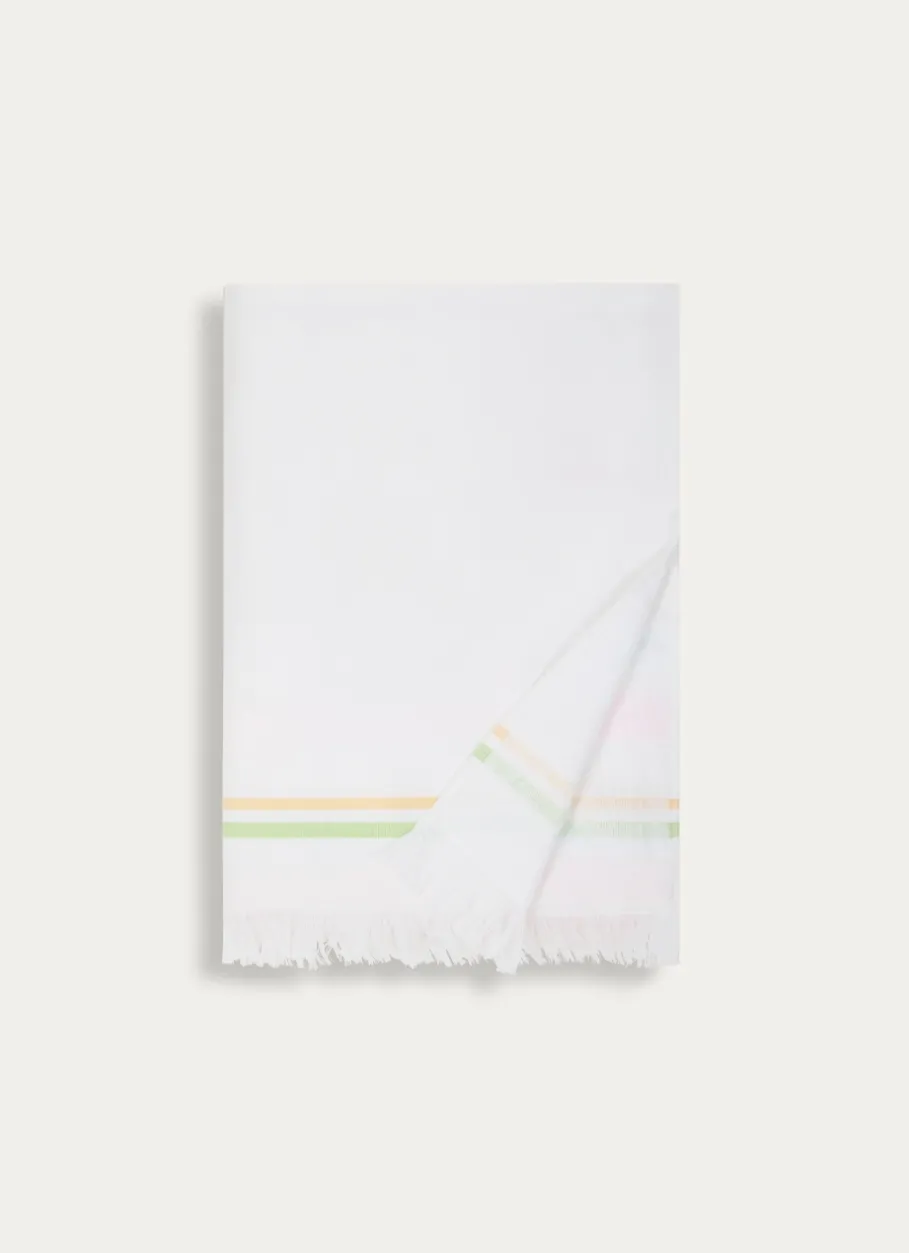 Bouchara Drap De Plage^DRAP DE PLAGE FOUTA À RAYURES ET BOUCLETTE