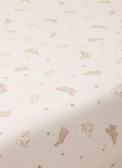 Enfant Bouchara Linge De Lit^DRAP HOUSSE BÉBÉ EN JERSEY DE COTON IMPRIMÉ LAPIN