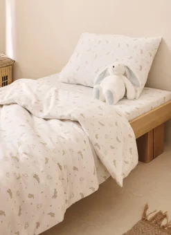 Enfant Bouchara Linge De Lit^DRAP HOUSSE BÉBÉ EN JERSEY DE COTON IMPRIMÉ LAPIN