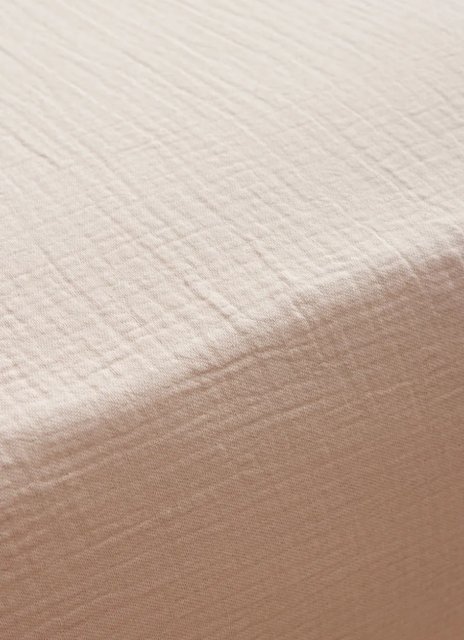 Bouchara Drap Uni^DRAP HOUSSE EN DOUBLE GAZE