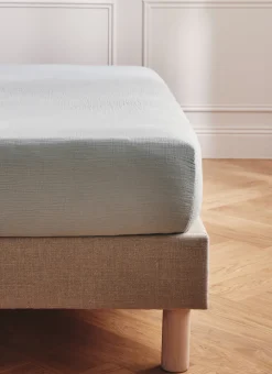 Bouchara Drap Uni^DRAP HOUSSE EN DOUBLE GAZE