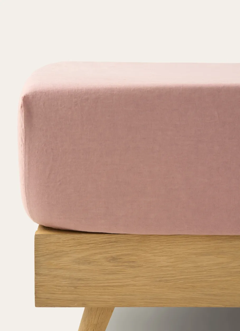 Bouchara Drap Uni^DRAP HOUSSE EN LIN LAVÉ UNI 165GR