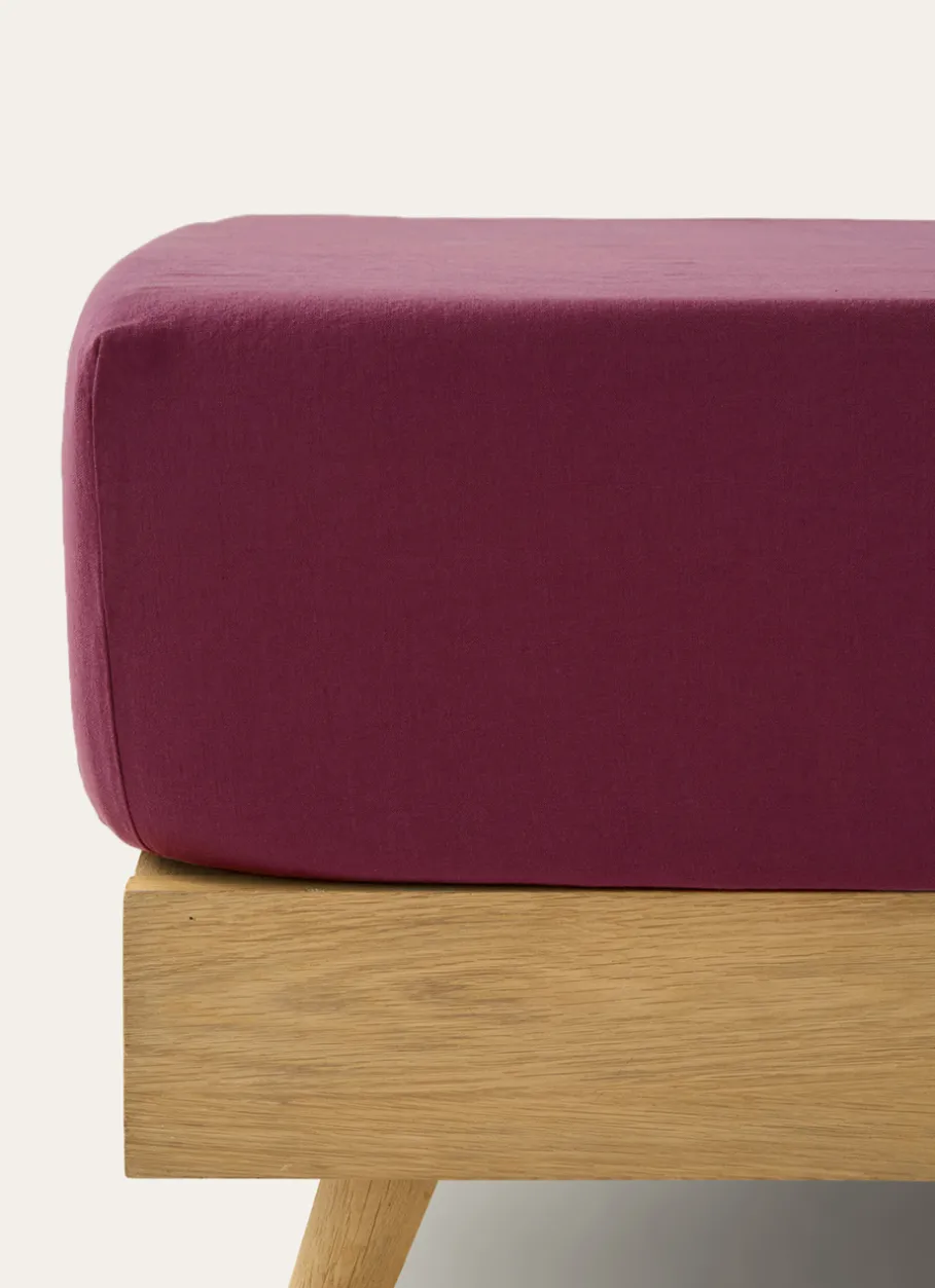 Bouchara Drap Uni^DRAP HOUSSE EN LIN LAVÉ UNI 165GR